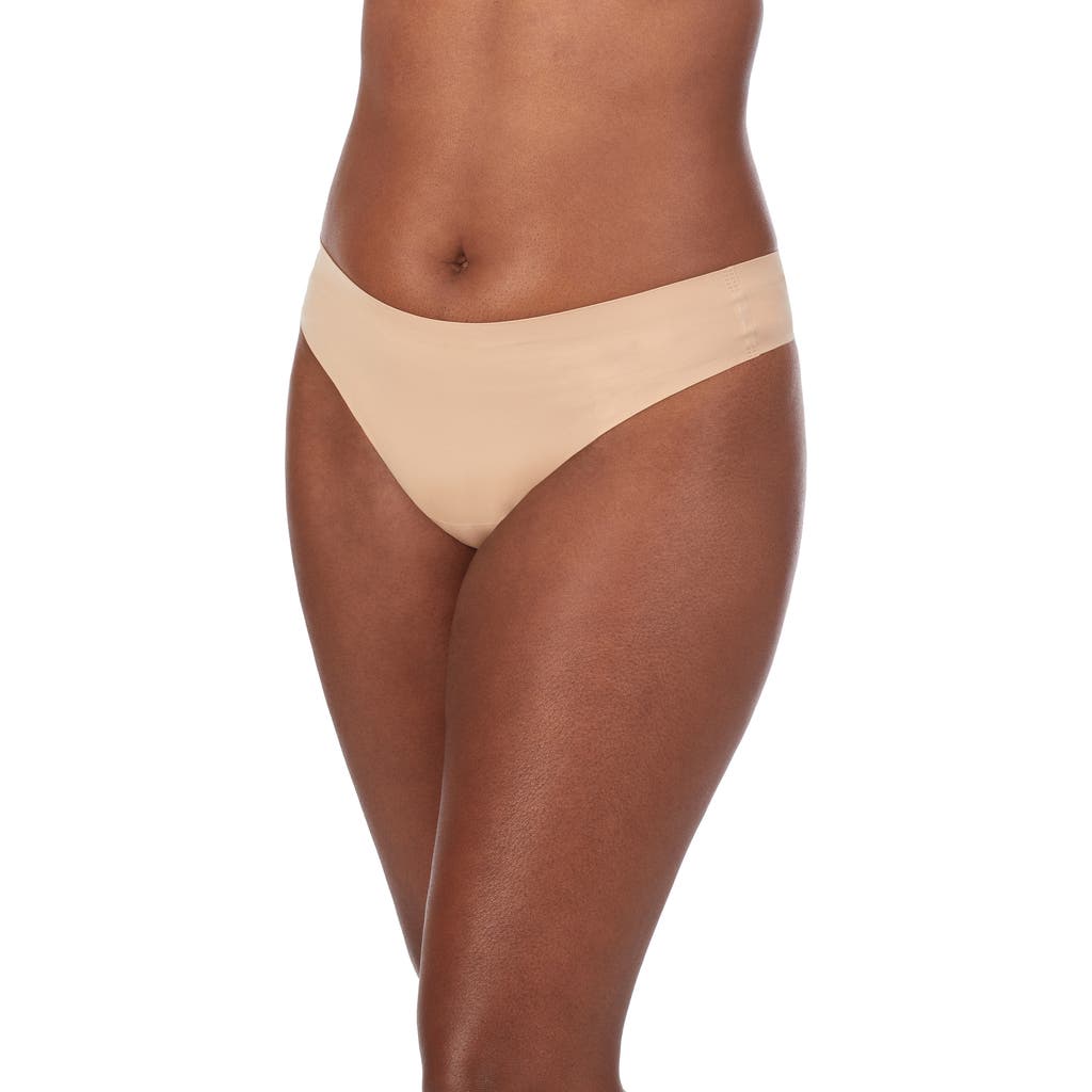 Le Mystere Seamless Comfort Thong In Tan