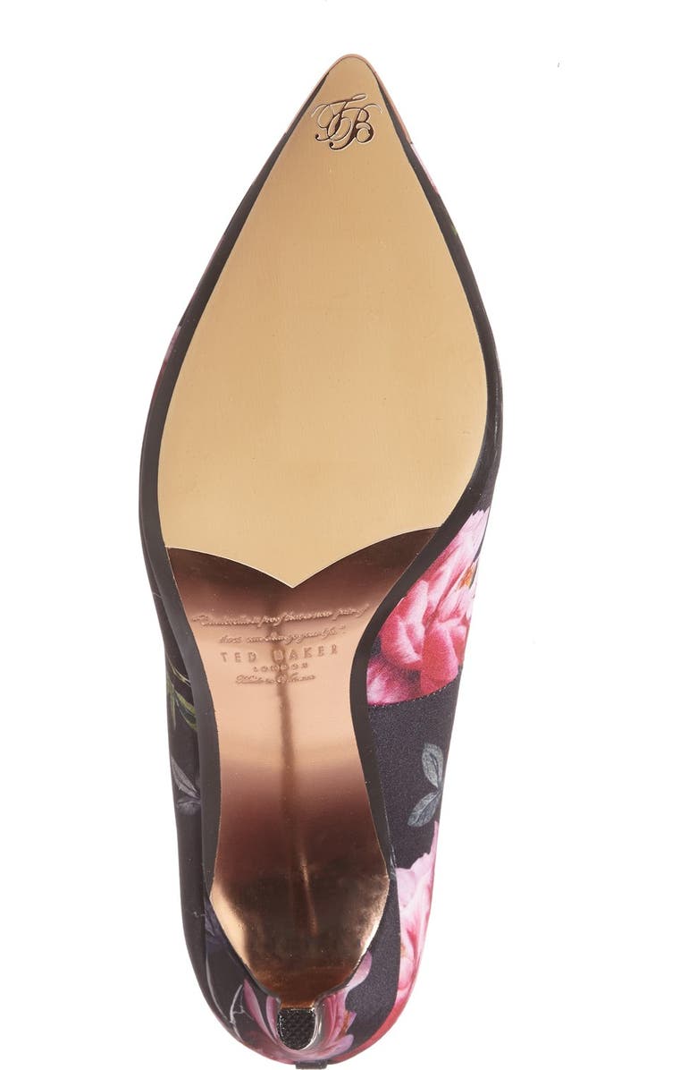 Ted Baker London 'Charmesa 2' Floral Satin Pump, Alternate, color,