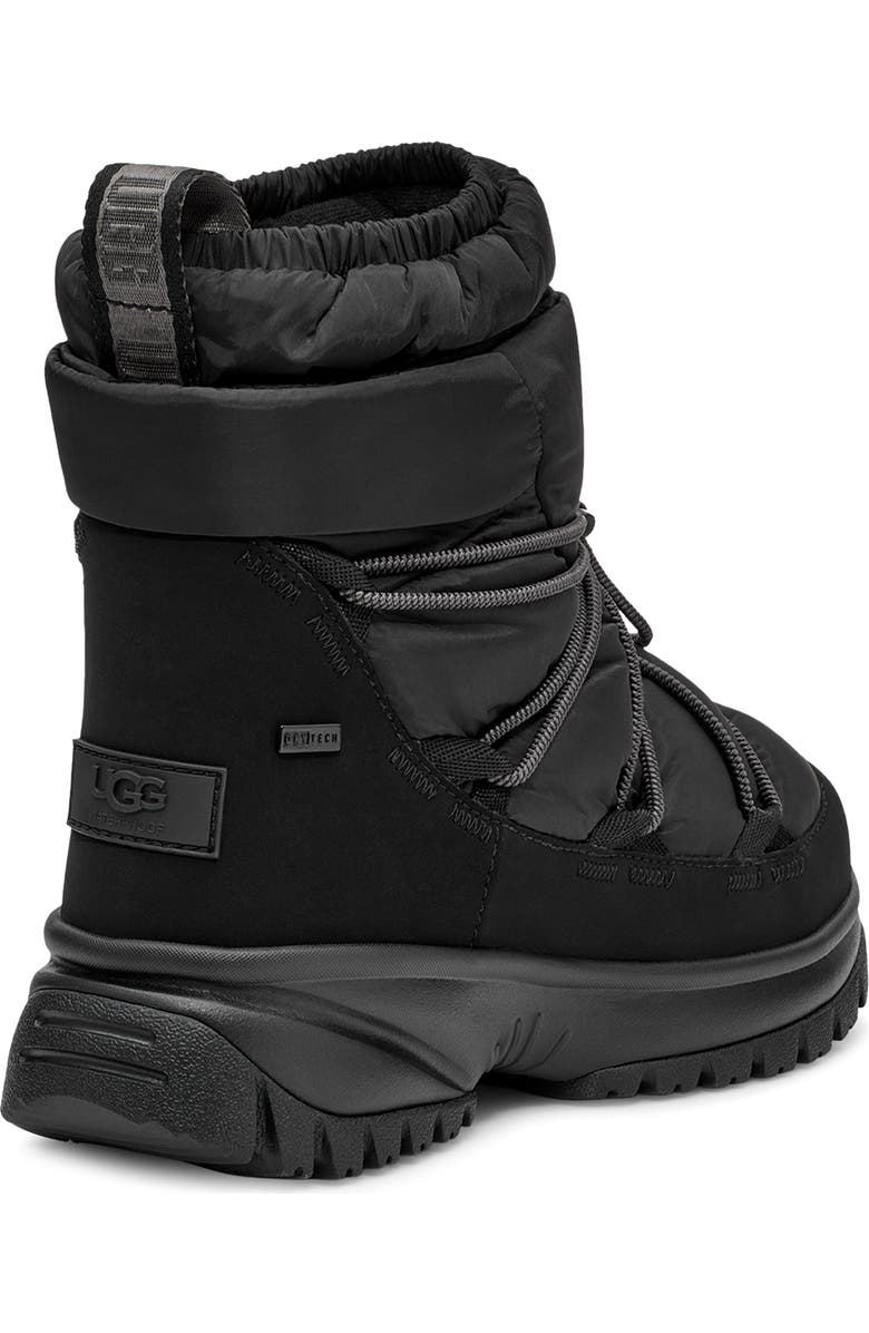 UGG<sup>®</sup> Yose Genuine Shearling Lined Mid Puffer Boot, Alternate, color,