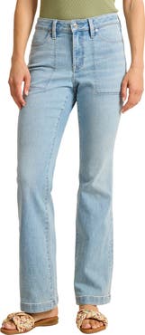 Tommy Bahama Patch Pocket Straight Leg Utility Jeans
