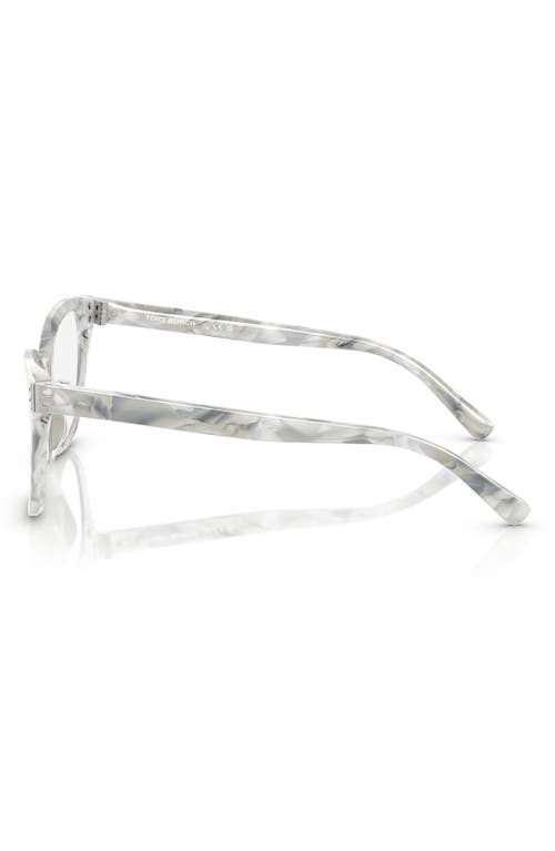 Tory Burch 53mm Square Optical Glasses In Matte Beige