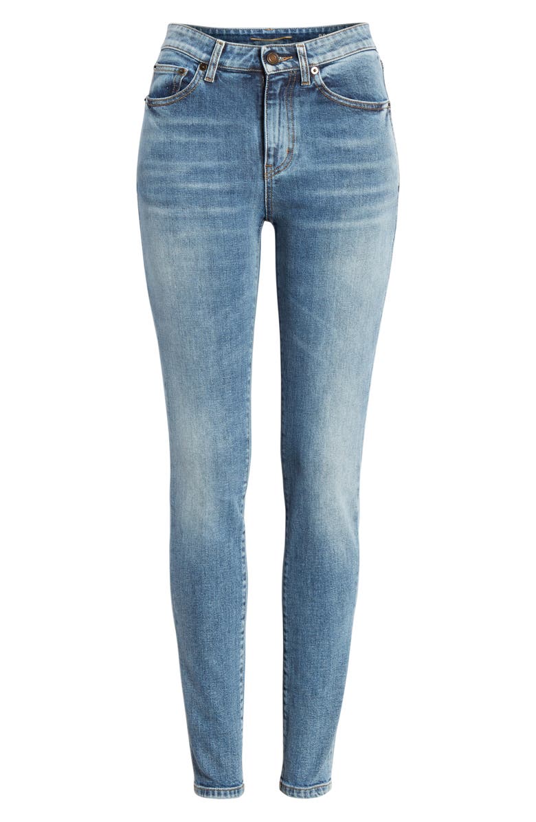 Saint Laurent Skinny Jeans, Alternate, color,