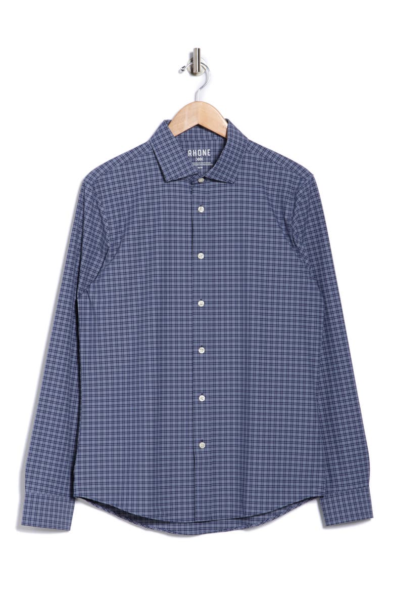 State of Mind Slim Fit Button-Up Shirt State of Mind Slim Fit Button-Up Shirt, Alternate, color, NAVY GLEN PLAID