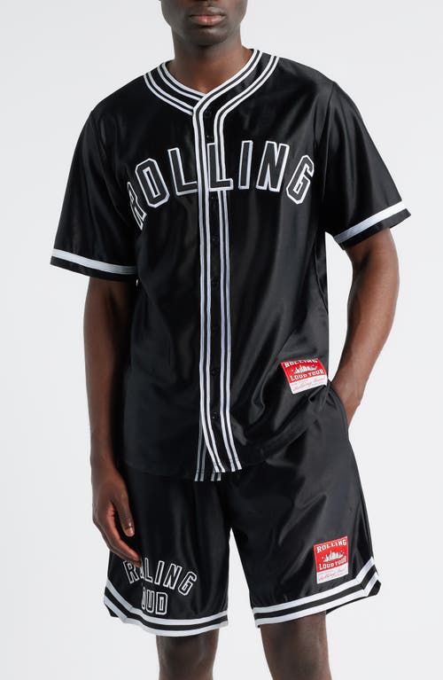 Rolling Loud Loud Forever Baseball Jersey In Black