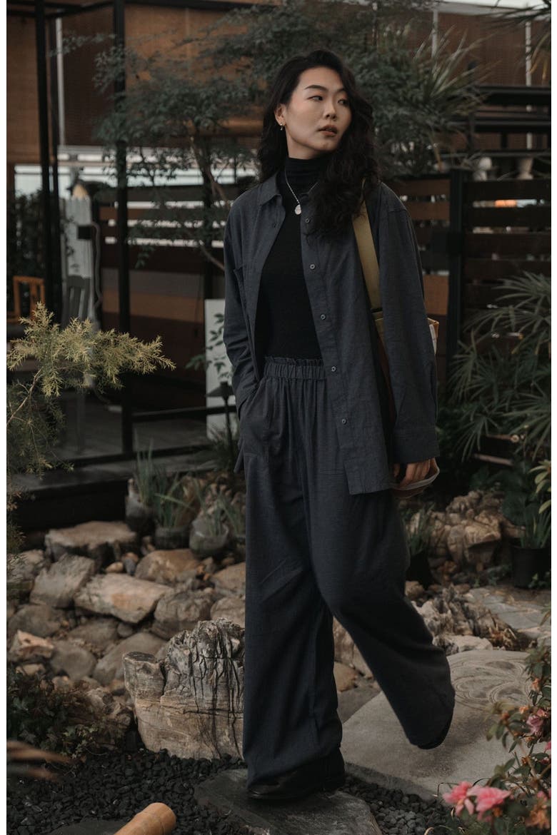 Lyricist High Rise Pull-on Pants, Alternate, color, indigo blue