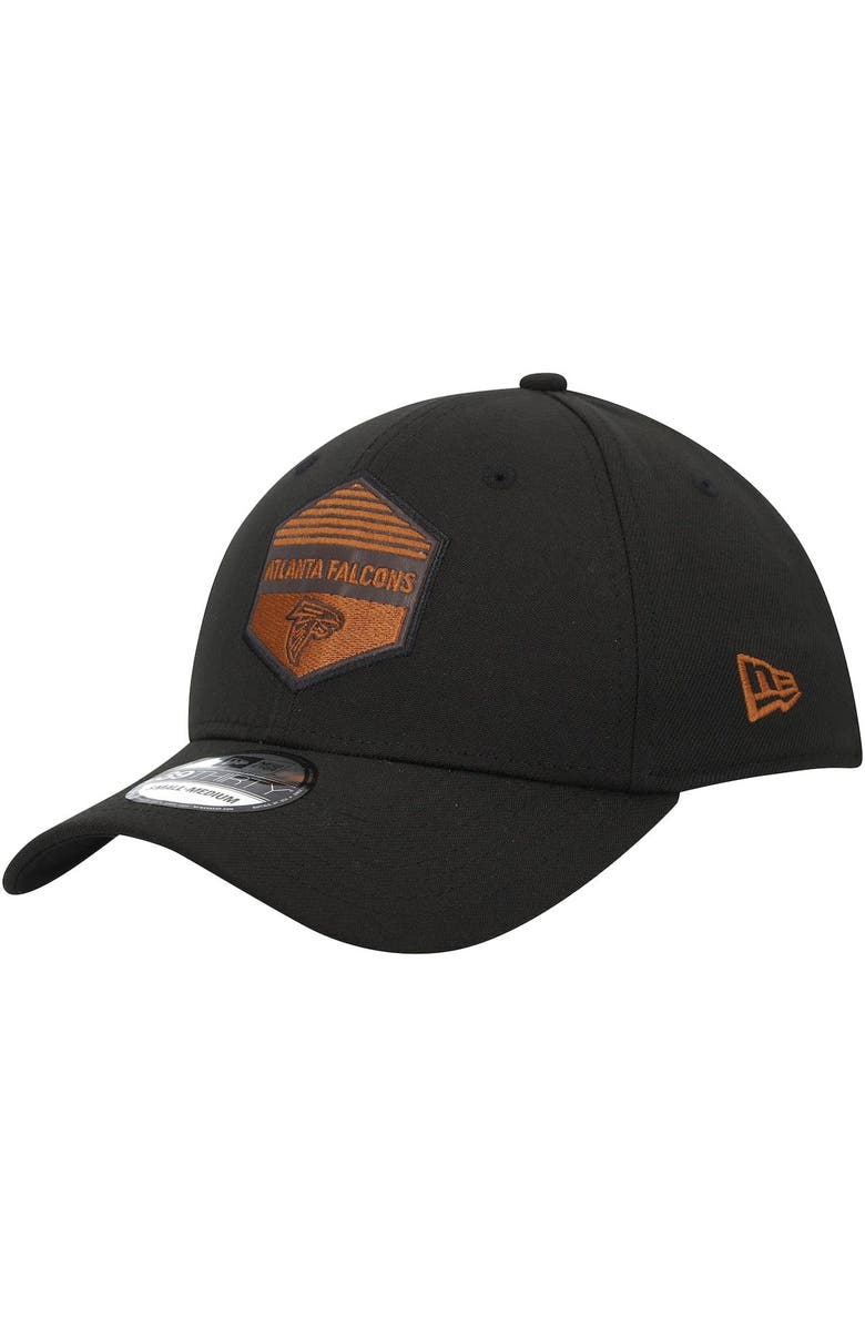 New Era Men's New Era Black Atlanta Falcons Gulch 39THIRTY Flex Hat, Main, color, 