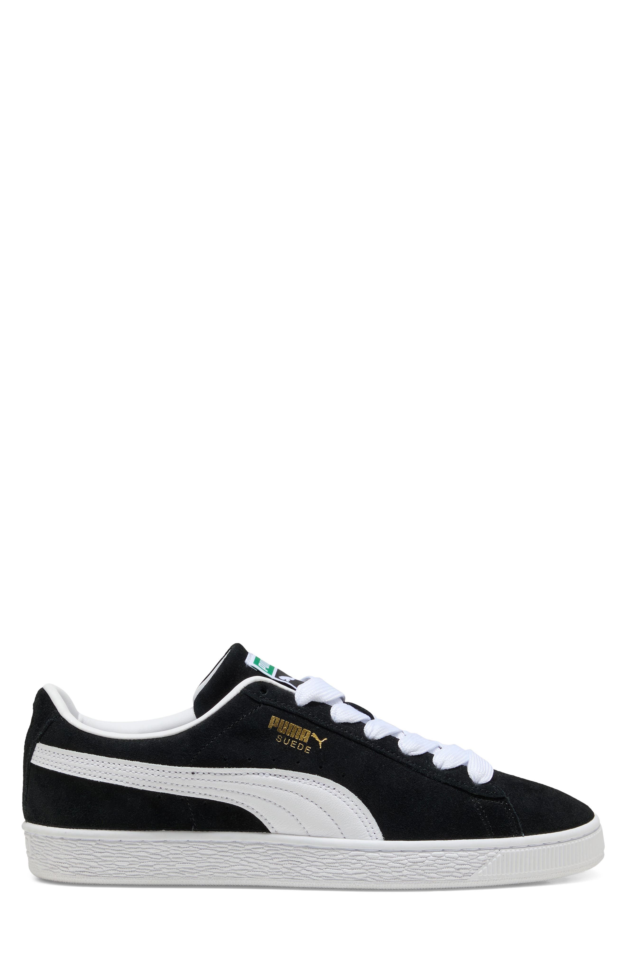 Suede Classic Sneaker, Alternate, color, BLACK