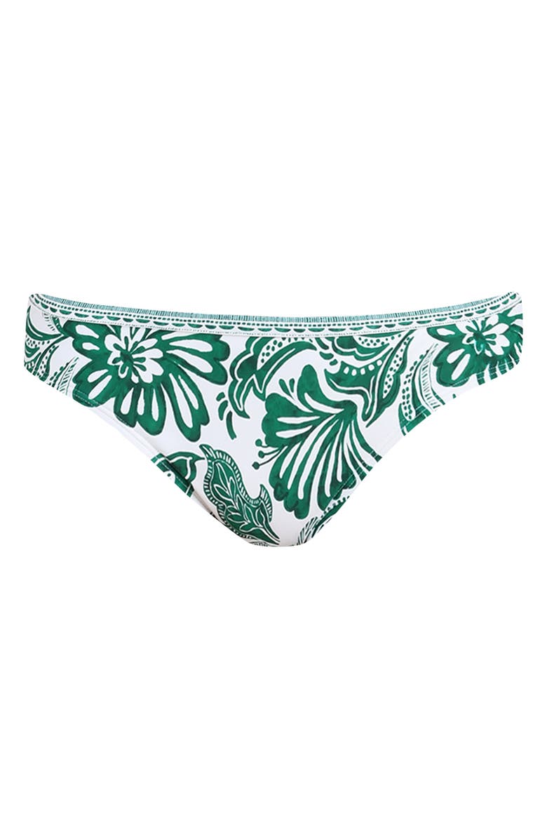 La Blanca Botanical Brocade Bikini Bottoms, Alternate, color, Jungle
