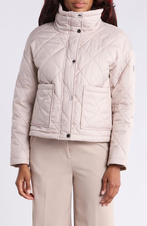 Short Boxy Quilted Jacket
