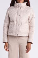 Michael Kors Short Boxy Quilted Jacket