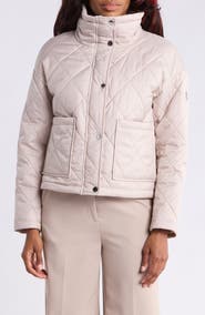 Michael Kors Short Boxy Quilted Jacket