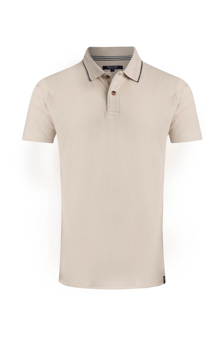 Weird Fish Powell Textured Polo Shirt, Alternate, color, String