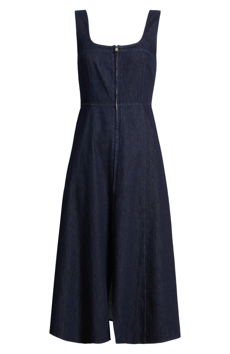 ZOE AND CLAIRE Denim A-Line Dress, Alternate, color, Denim