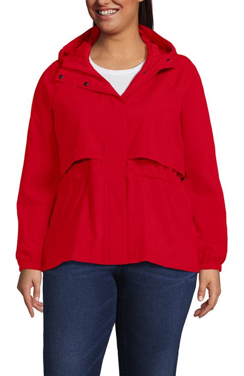 Plus Size Squall Packable Rain Jacket