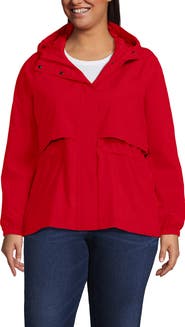 Lands' End Plus Size Squall Packable Rain Jacket