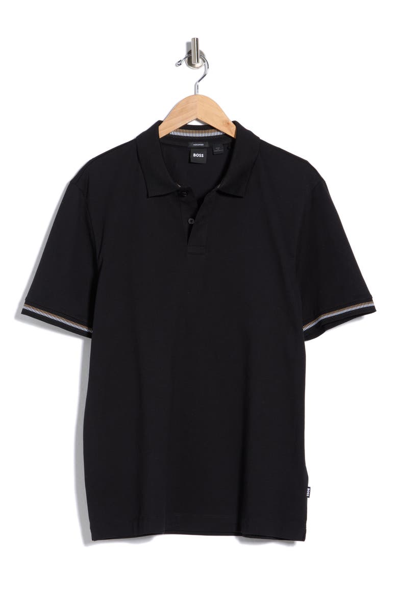 Parlay Knit Polo, Alternate, color, BLACK