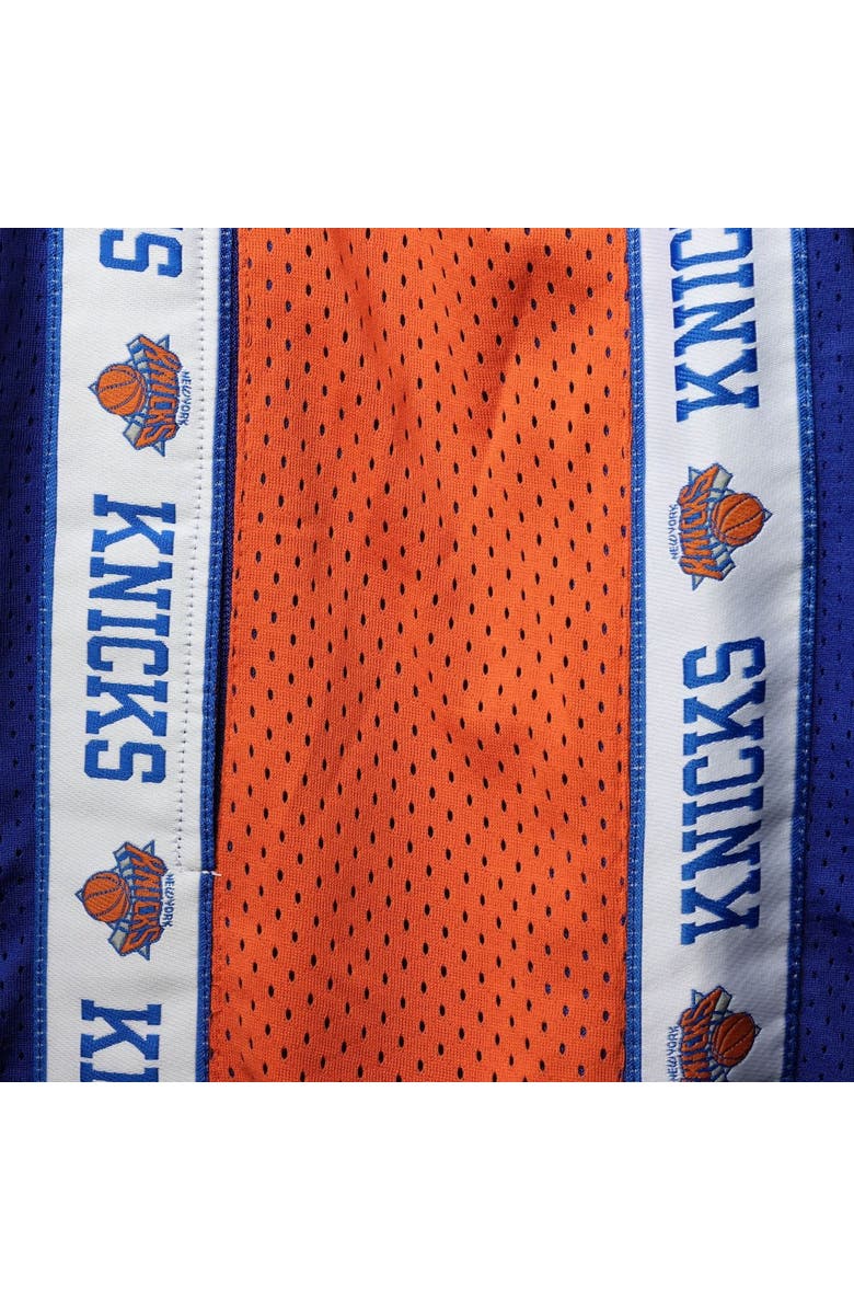 FANATICS Men's Fanatics Branded Royal/Orange New York Knicks Big & Tall Tape Mesh Shorts, Alternate, color,