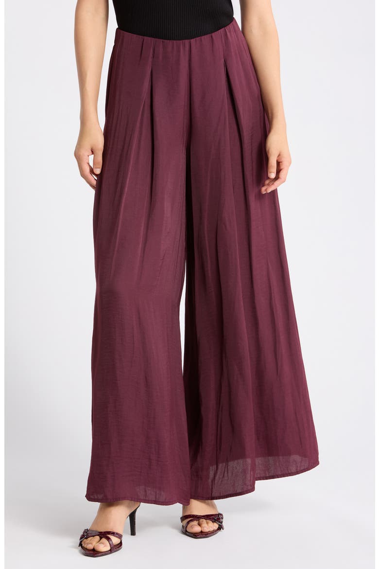 Pleated Wide Leg Pants, Main, color, FIG