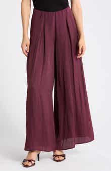 Pleated Wide Leg Pants