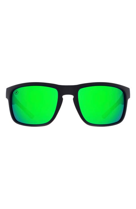 55mm Canyon Polarized Square Sunglasses