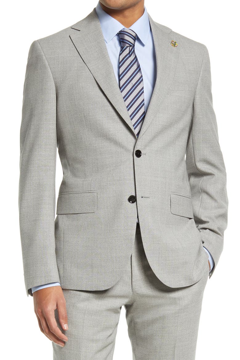 Ralph Extra Slim Fit Wool Suit, Alternate, color, LIGHT GREY