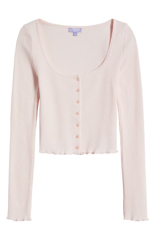 Florence By Mills Scoop Neck Cardigan In Ballerina