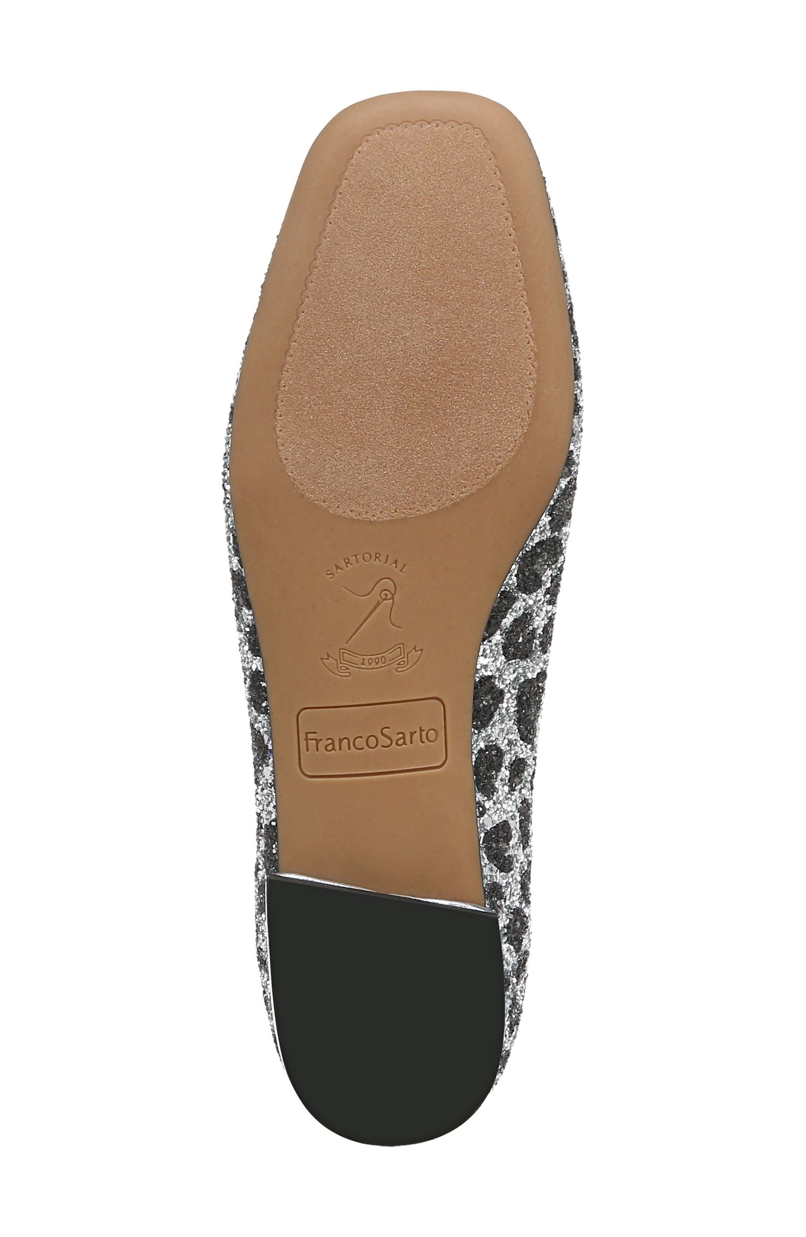 Franco Sarto Abigail Ballet Flat, Alternate, color, Silver