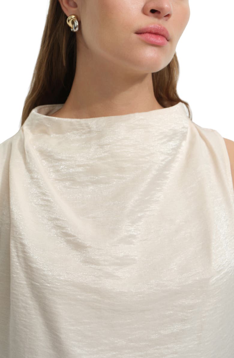 Marcella Senna Funnel Neck Gown, Alternate, color, 