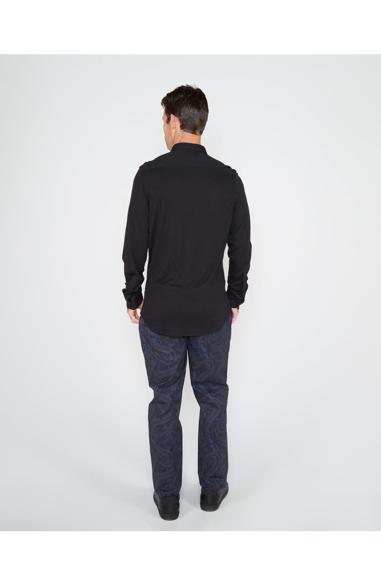 Lords of Harlech Shawn Merino Shirt, Alternate, color, Black