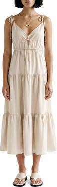 VERO MODA Athena Tiered Midi Dress