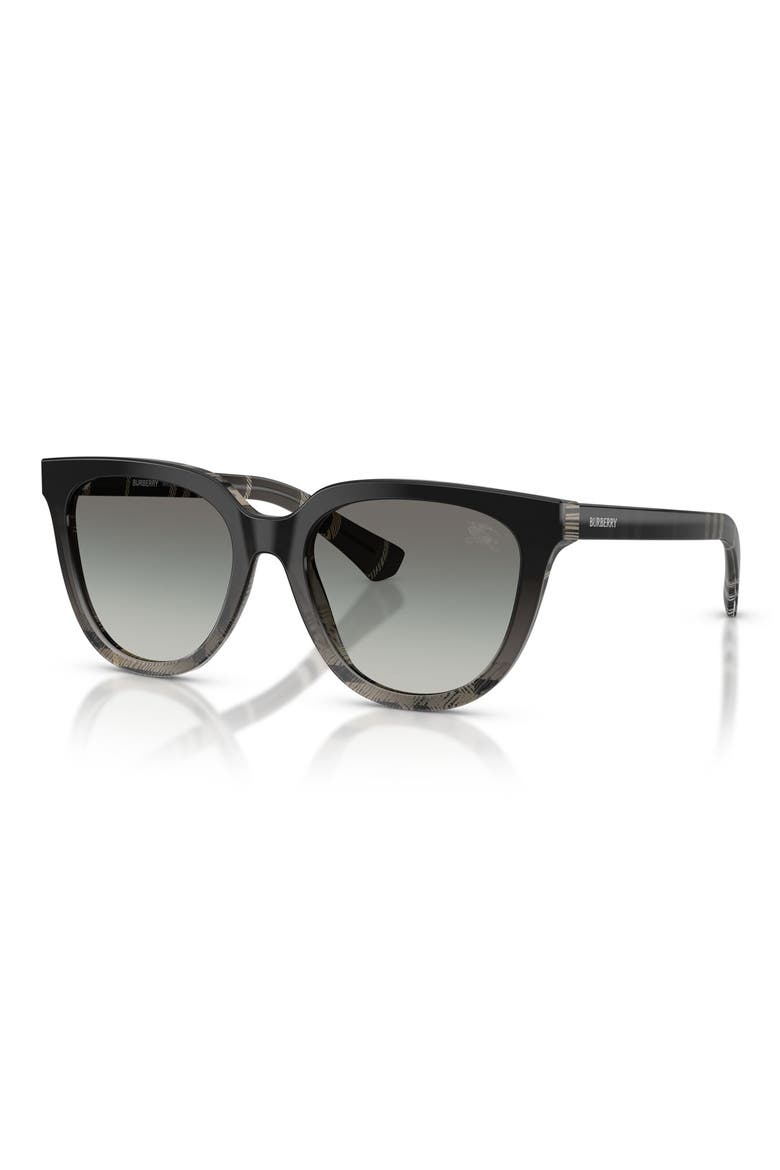 53mm Phantos Sunglasses, Alternate, color, CHECK GRADIENT GREY