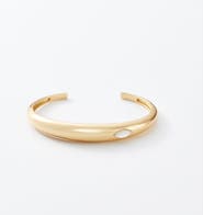 Sara Patino Calla Cuff with Pearl Bracelet