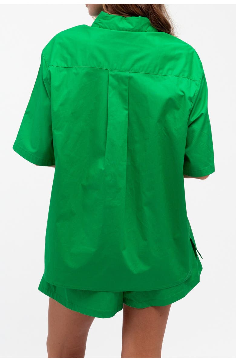 Ebby & I Spring Fever Shirt & Short Set, Alternate, color, Green
