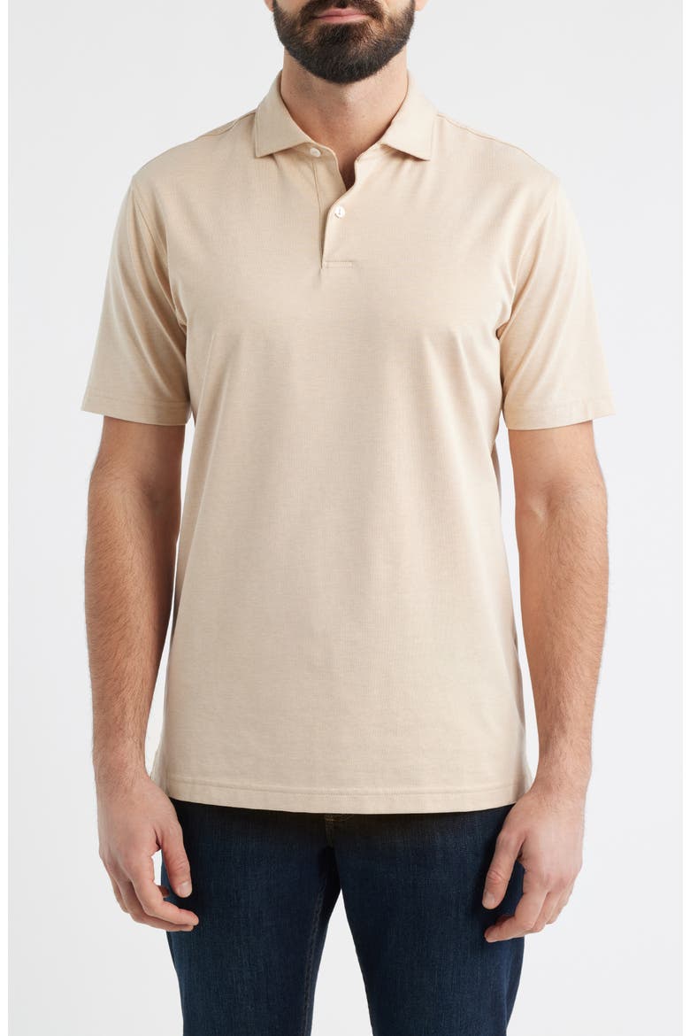 Crown Crafted Albatross Pima Cotton Blend Polo, Main, color, SUMMER DUNES