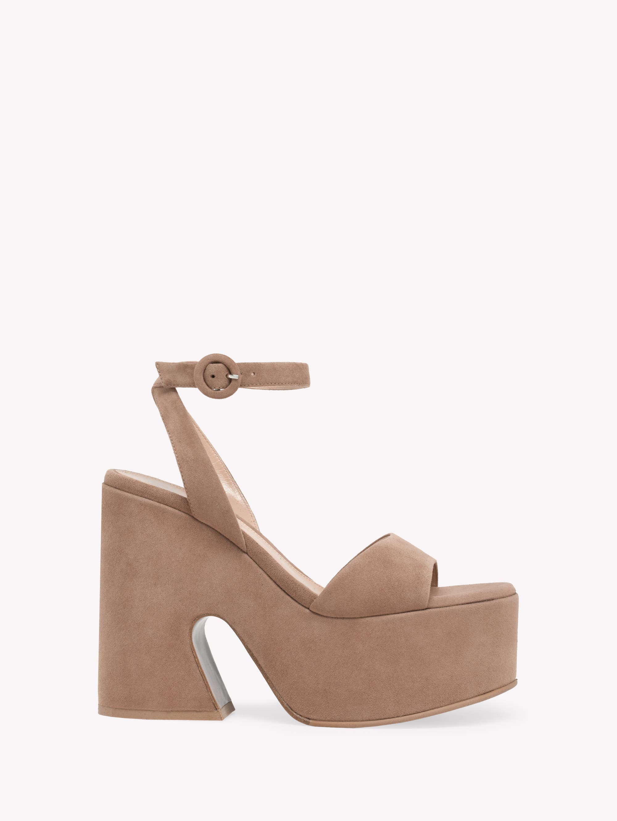 Gianvito Rossi Ziggy Sandals, Alternate, color, Pink Suede