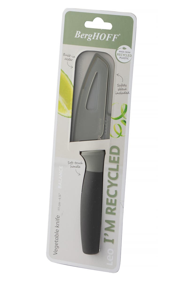 BergHOFF 4 1/2" Vegetable Knife, Alternate, color, Grey