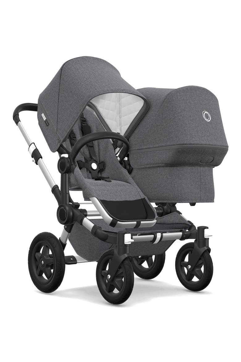 Frame Seat Extension for Donkey2 Stroller, Alternate, color, GREY MELANGE/ ALUMINUM