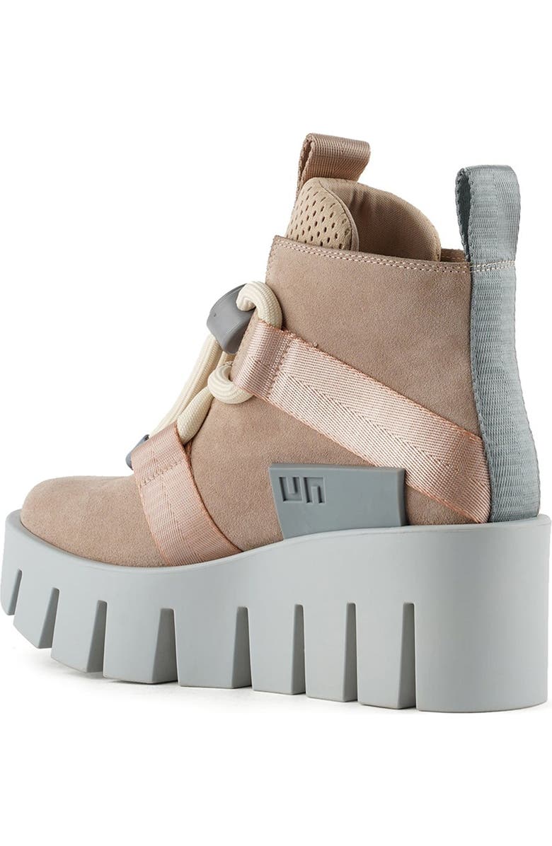 United Nude Grip Nomad Lo Platform Lug Bootie, Alternate, color, Cameo Mix