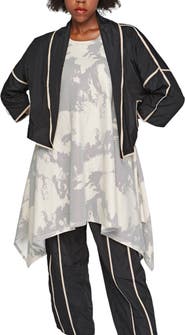 LUUKAA Iris Printed Cotton Jersey Dress