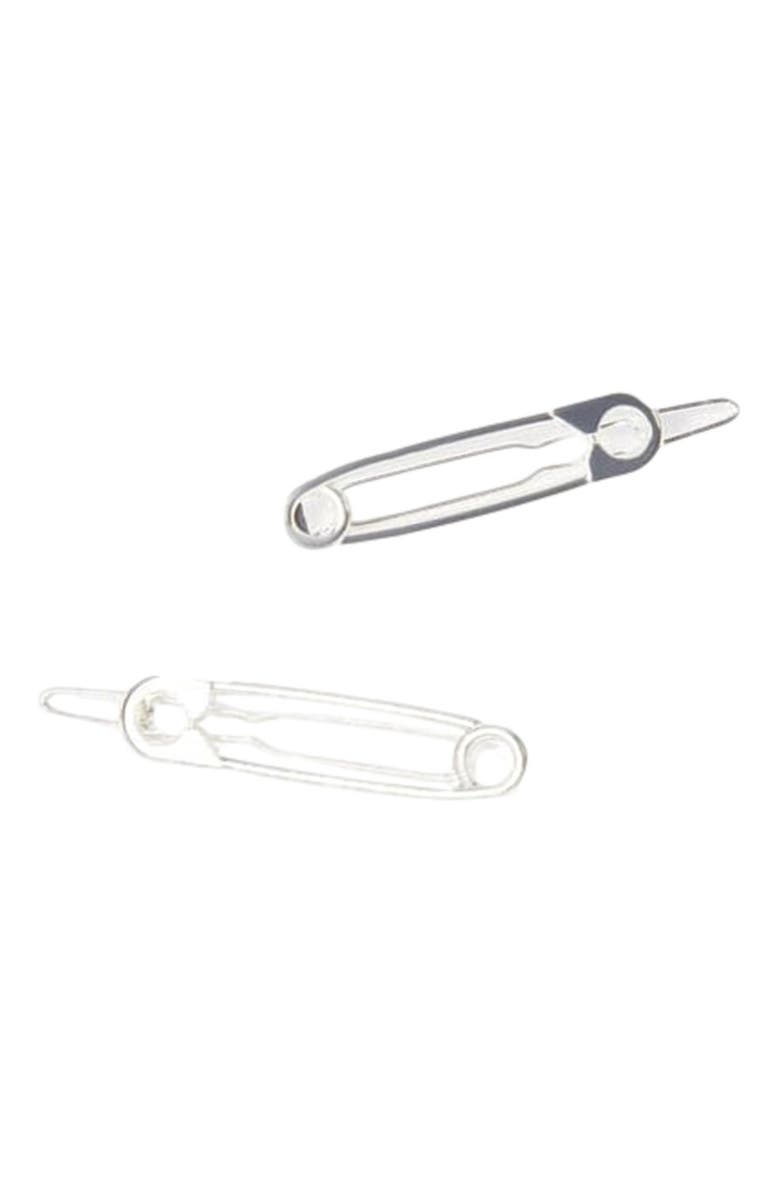 NUME Safety Pin Hair Clip, Alternate, color, Silver