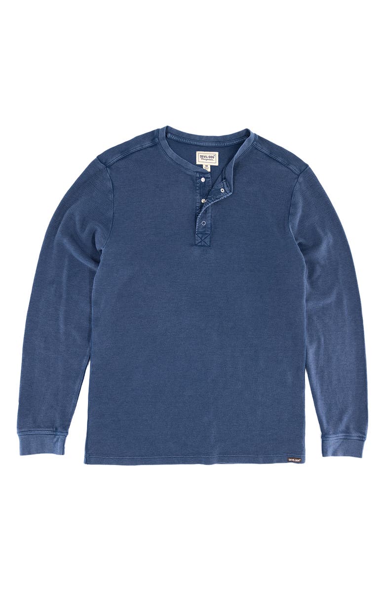 Devil-Dog Dungarees Waffle Knit Henley, Alternate, color, 