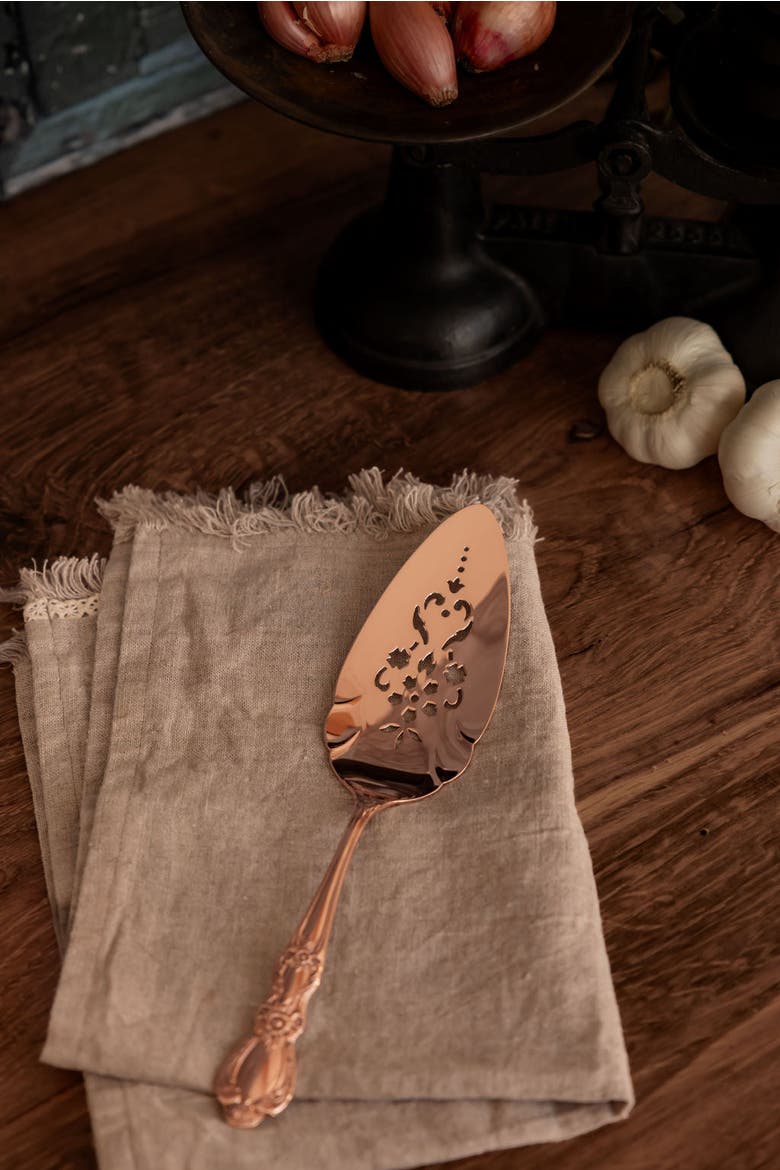 Antique Pie/Cake Server, Alternate, color, Copper