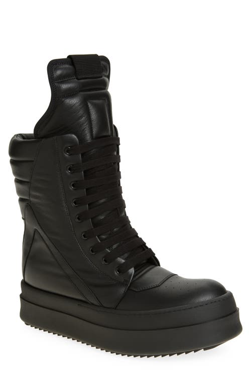 Rick Owens Mega Geobasket High Top Sneaker