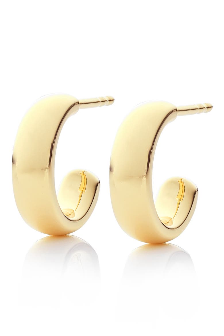 Fiji Mini Hoop Earrings, Alternate, color, GOLD