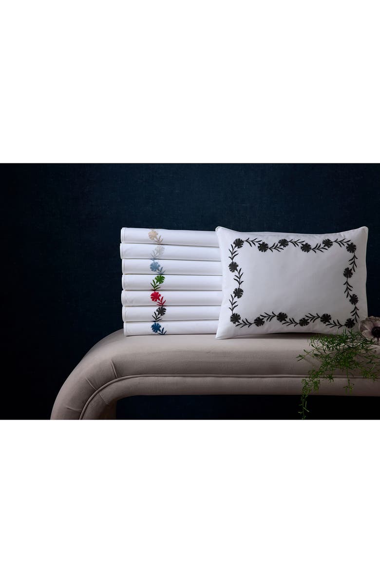 Matouk Daphne Set of 2 520 Thread Count Pillowcases, Alternate, color, Dune