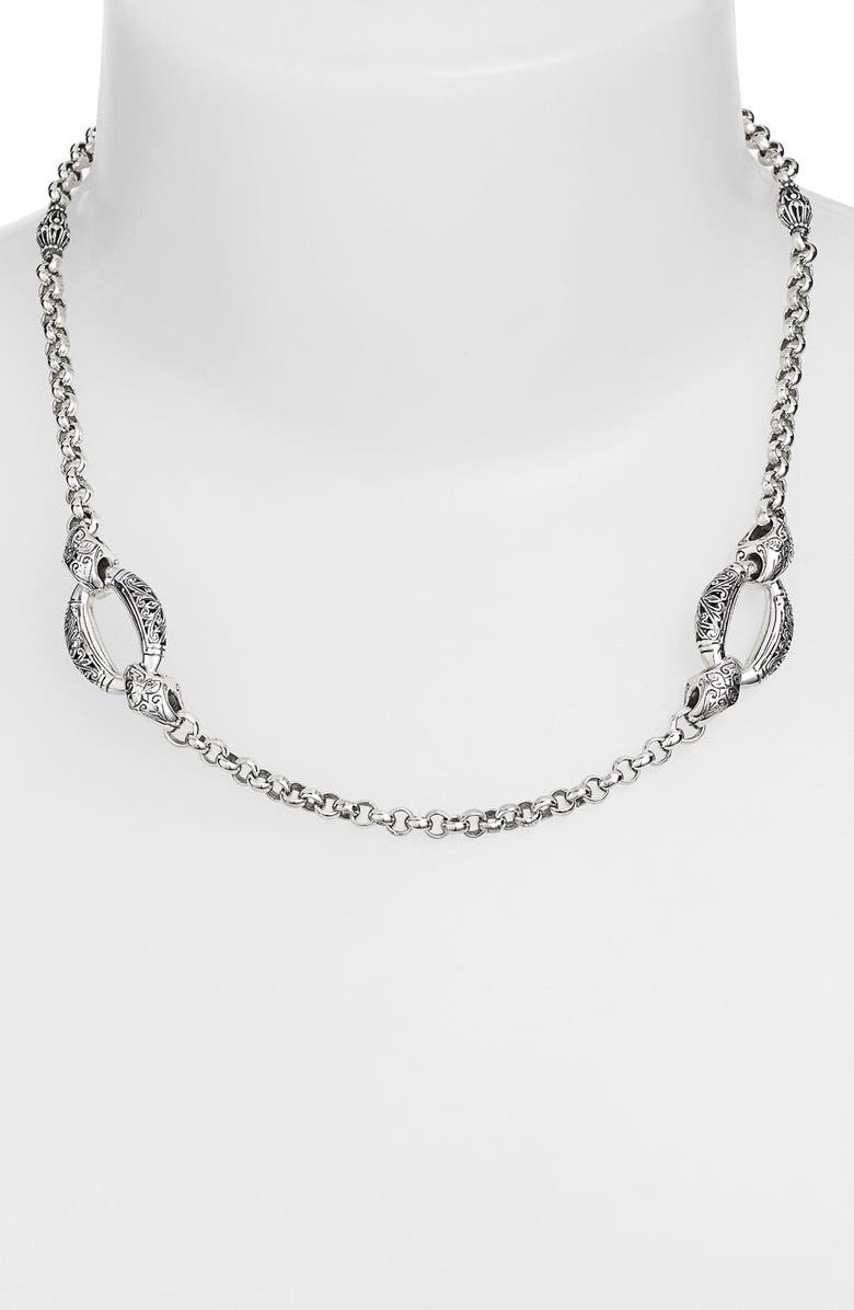 Konstantino 'Classics - Daphne' Link Necklace, Main, color, 
