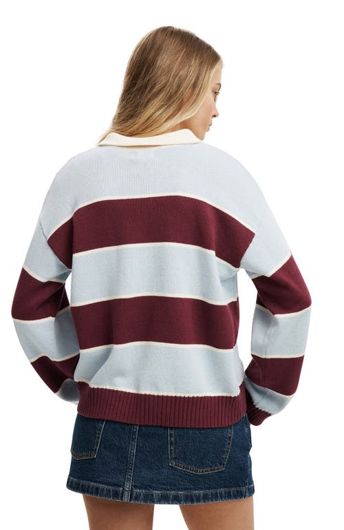Cotton On Cotton Long Sleeve Polo In Multi
