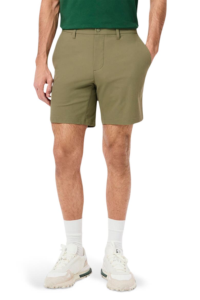 Slim Fit Commuter Shorts, Main, color, KHAKI