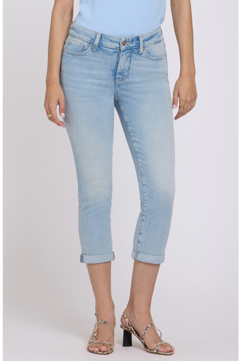 Chloe Cuff Capri Jeans, Main, color, KEYS VIEW