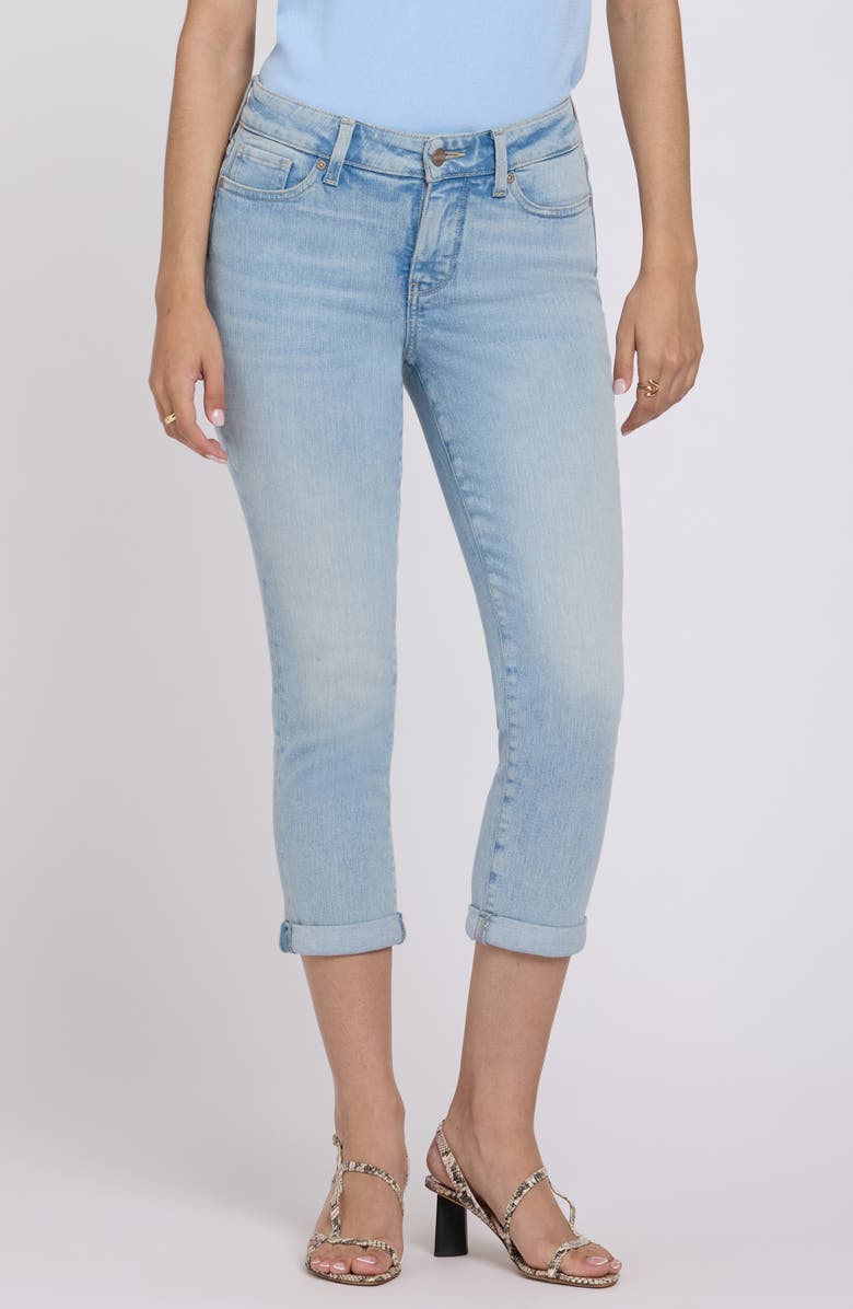 NYDJ Chloe Cuff Capri Jeans, Main, color, Keys View